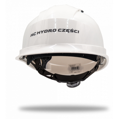 Защитный шлем с вентиляторами (логотип Hydro Części)