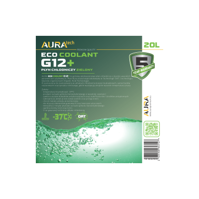 AURA Antifrezz ECO G12 + GREEN 20 л — фото 2