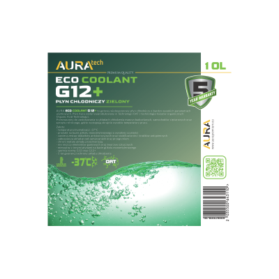 AURA Antifrezz ECO G12 + GREEN 10 л — фото 2