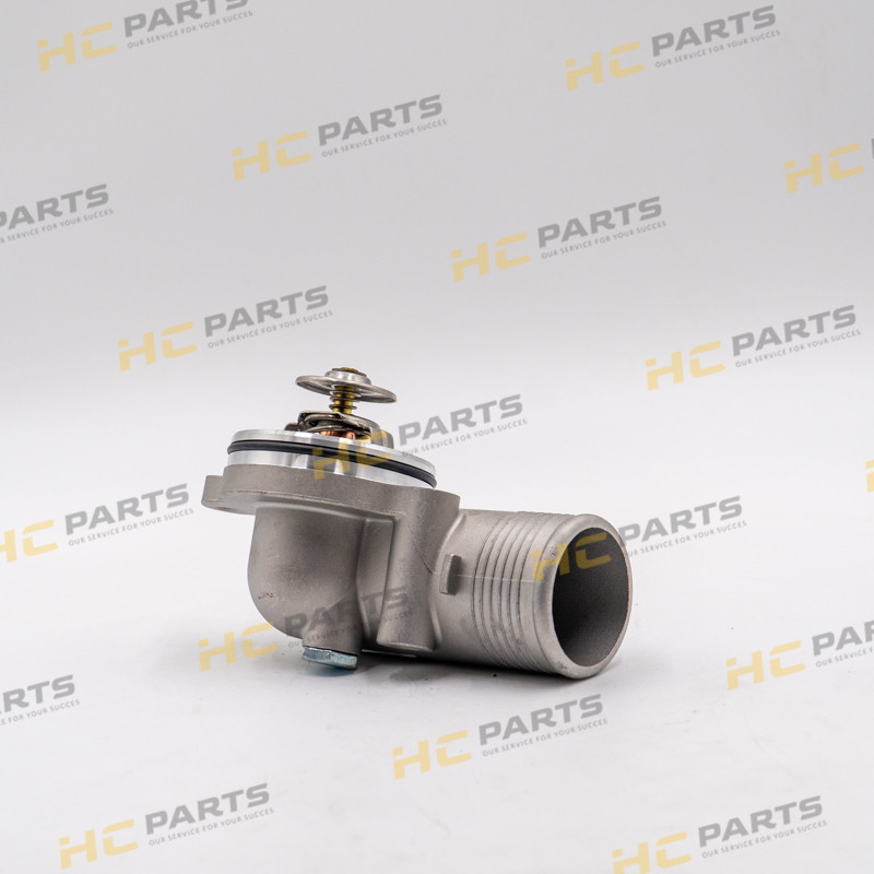 JCB Thermostat with housing engine RJ, RE, RG - 3CX 4CX