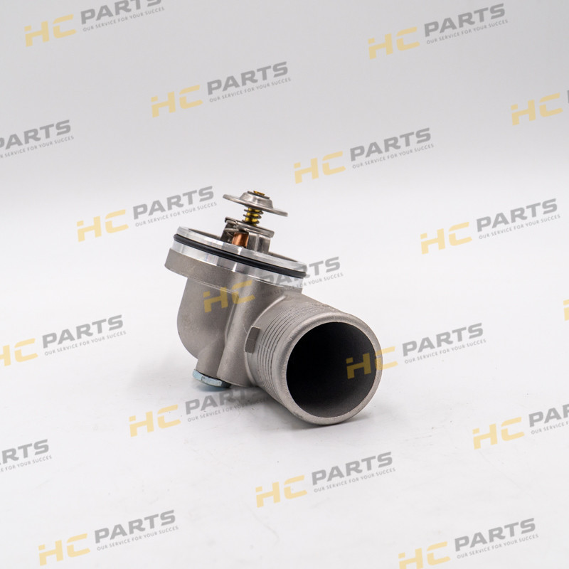 JCB Thermostat with housing engine RJ, RE, RG - 3CX 4CX