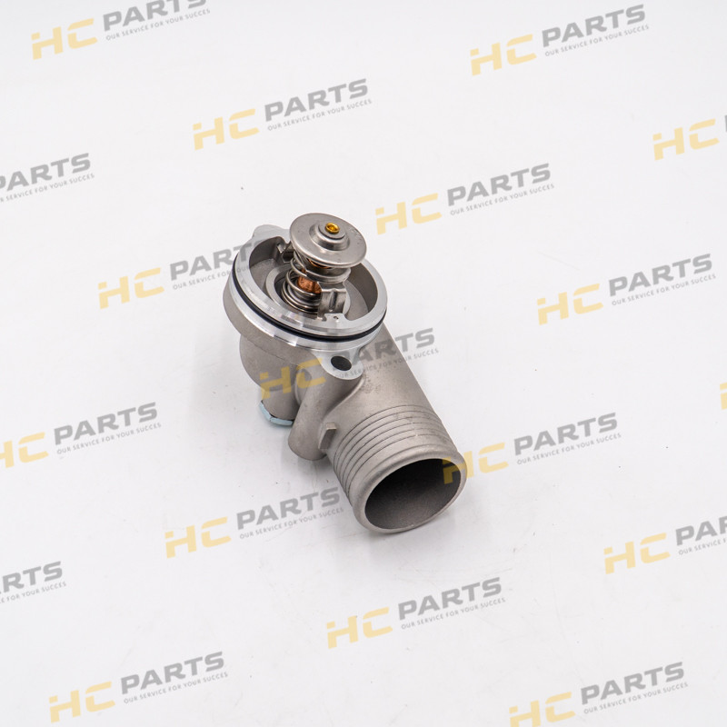 JCB Thermostat with housing engine RJ, RE, RG - 3CX 4CX