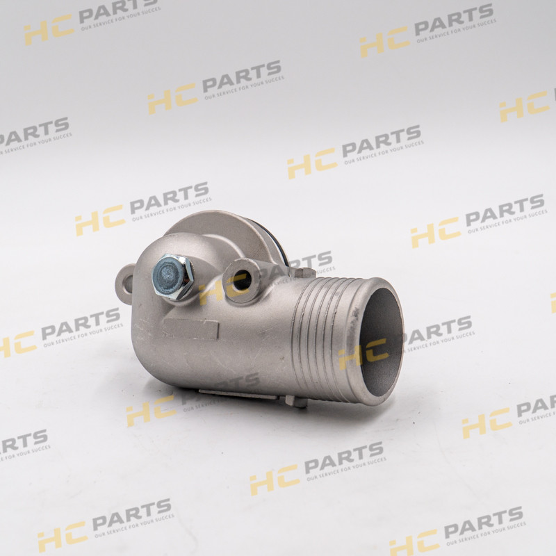 JCB Thermostat with housing engine RJ, RE, RG - 3CX 4CX