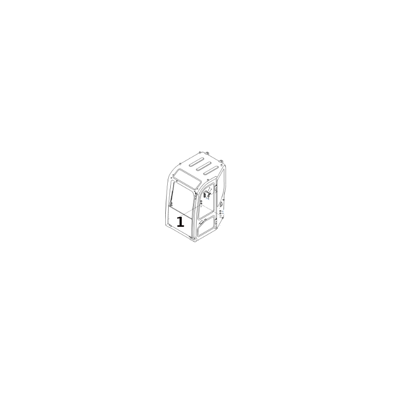 ЛОБОВОЕ СТЕКЛО НИЖНИЙ МИНИ ЭКСКАВАТОР VOLVO ECR58 ECR88 14519442