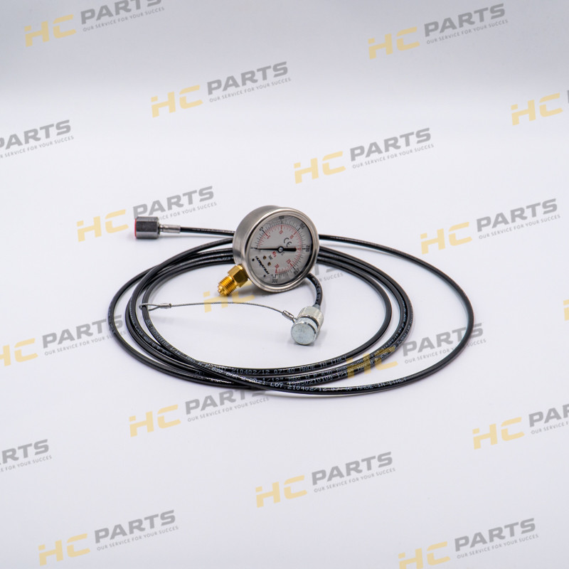 JCB Set for measuring the pressure on a JCB machine - Hose + Pressure gauge 300 bar
