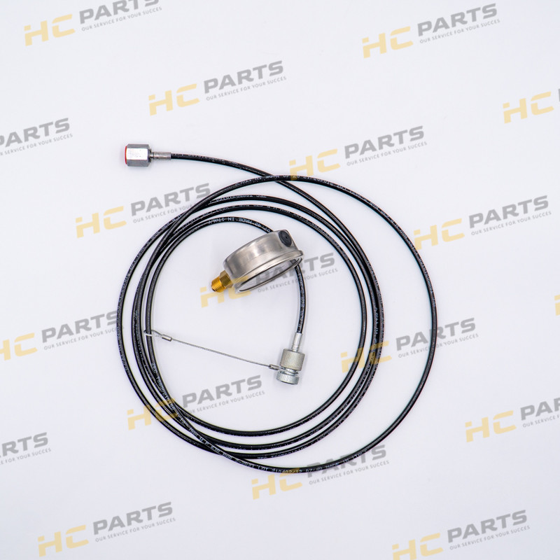 JCB Set for measuring the pressure on a JCB machine - Hose + Pressure gauge 300 bar