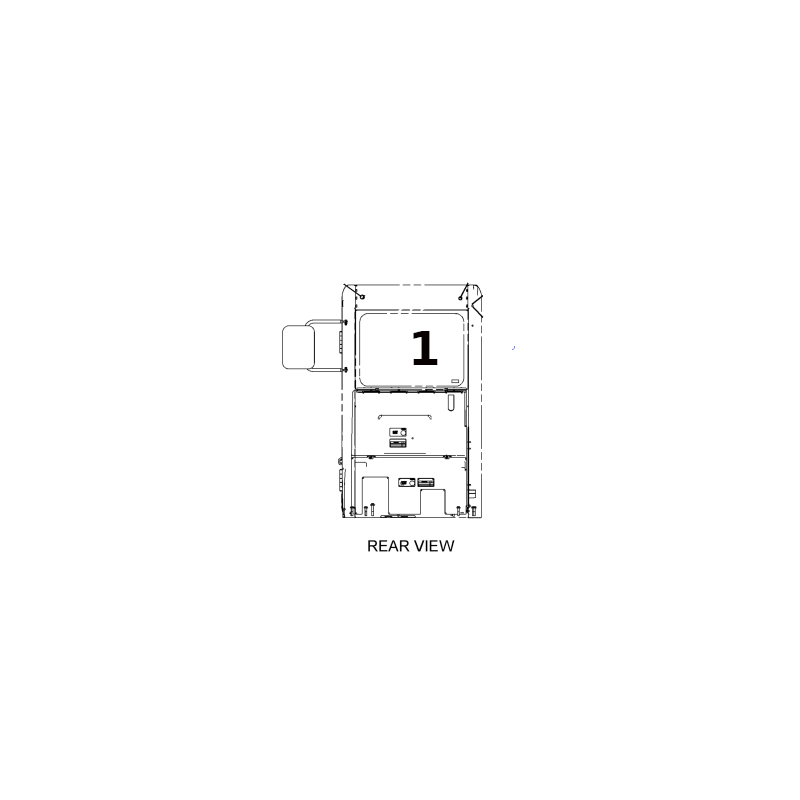ЗАДНЕЕ СТЕКЛО ЭКСКАВАТОР ГУСЕНИЧНЫЙ CAT 315C 318C 320D 1674142 ШЕЛКОГРАФИЯ