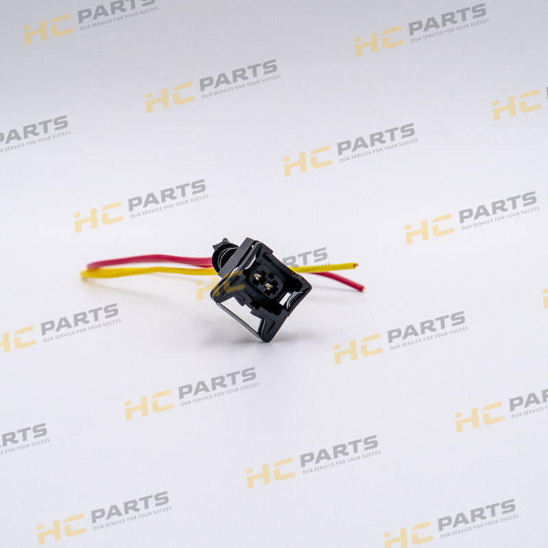 JCB Female plug with cable 2 pin