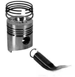 1931002 поршень с кольцами STD