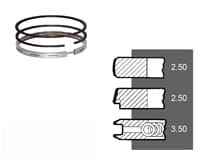4222950m91 кольца Mahle + 0.50