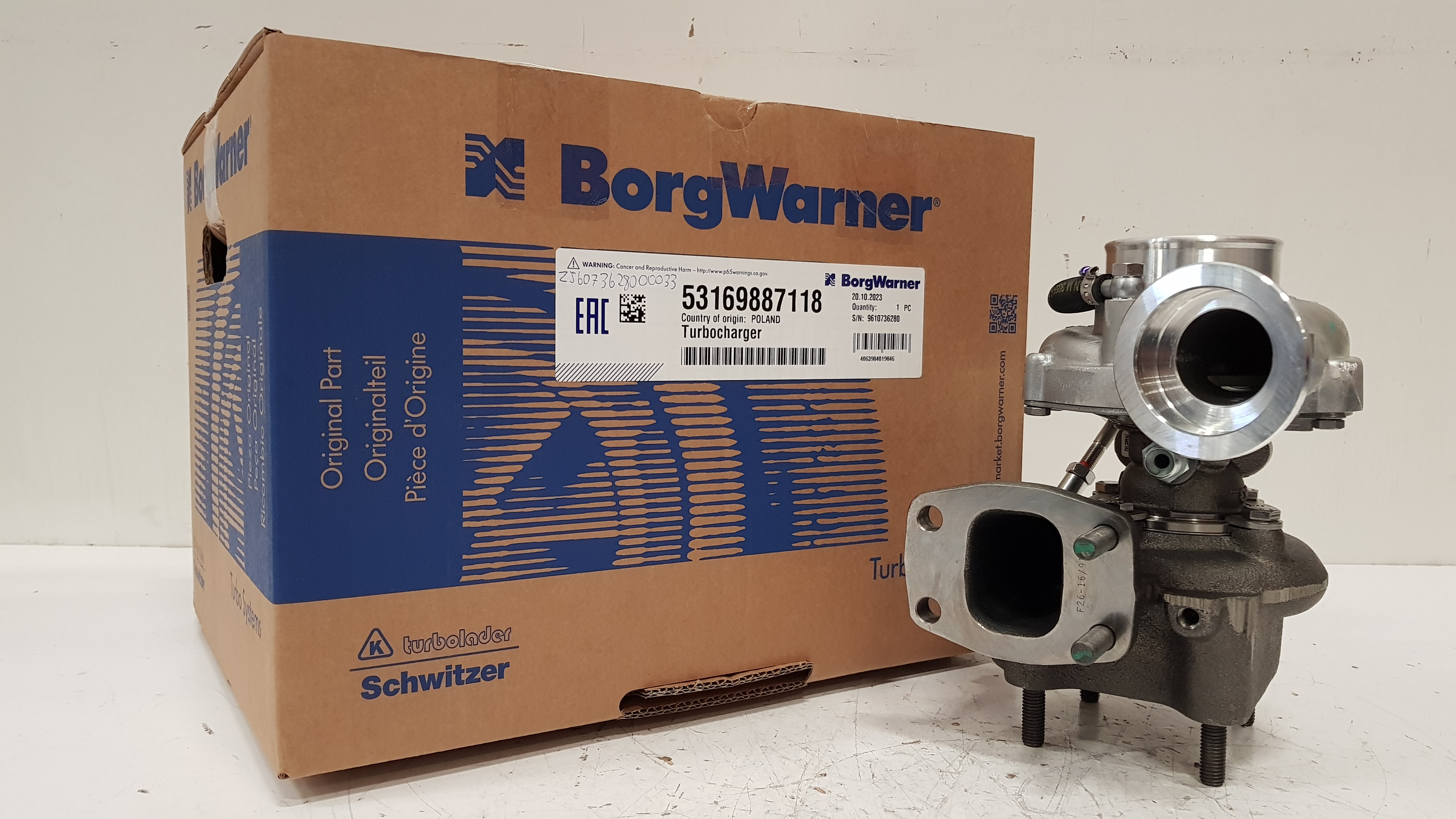 Турбокомпрессор BorgWarner KKK