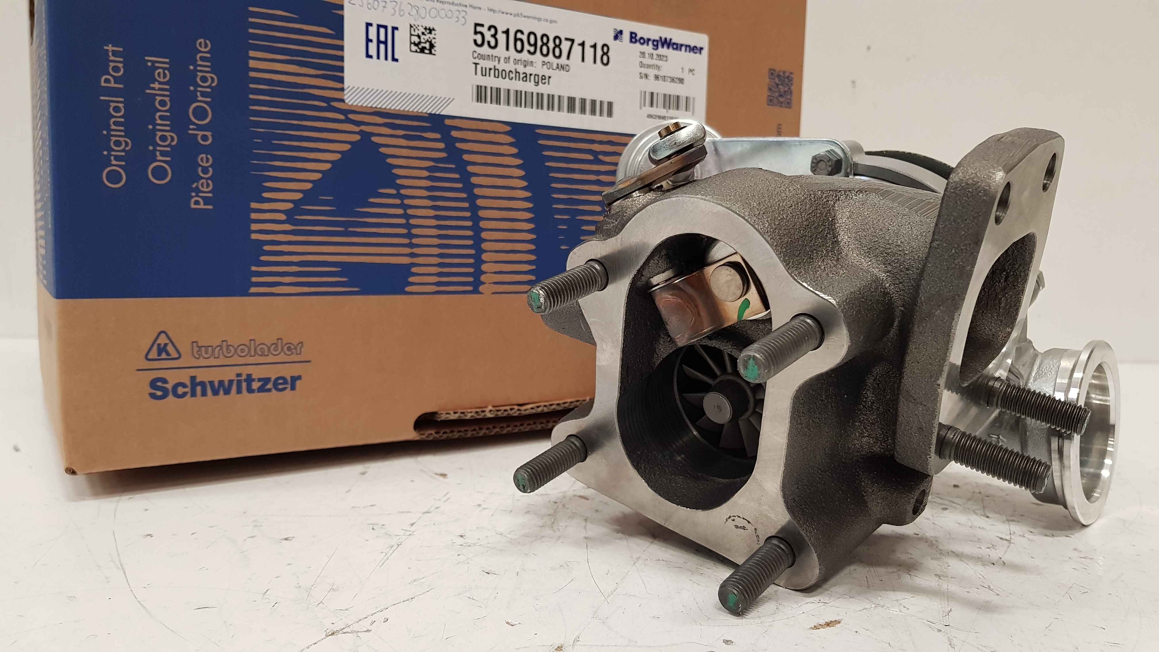 Турбокомпрессор BorgWarner KKK