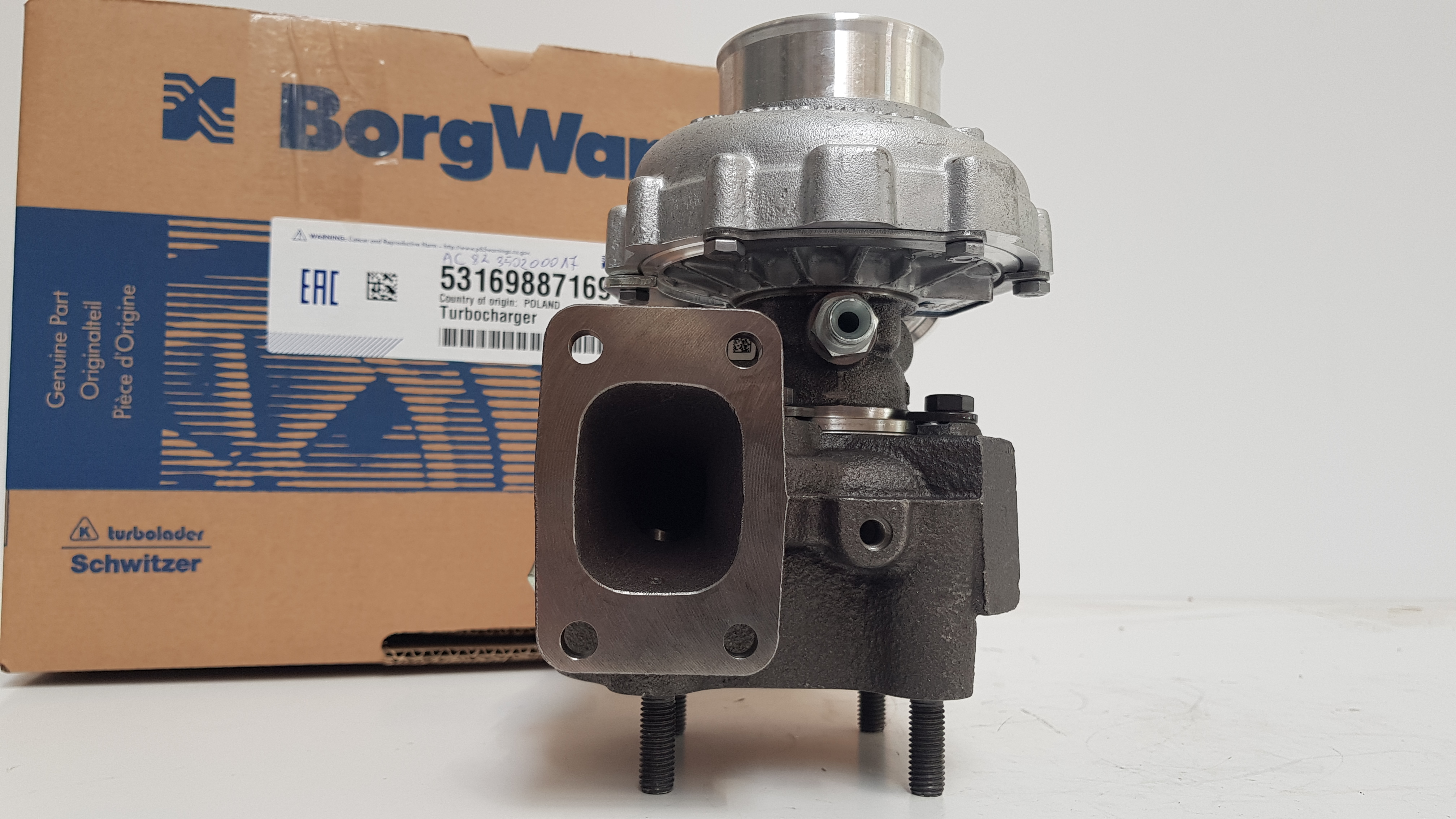 Турбокомпрессор BorgWarner KKK