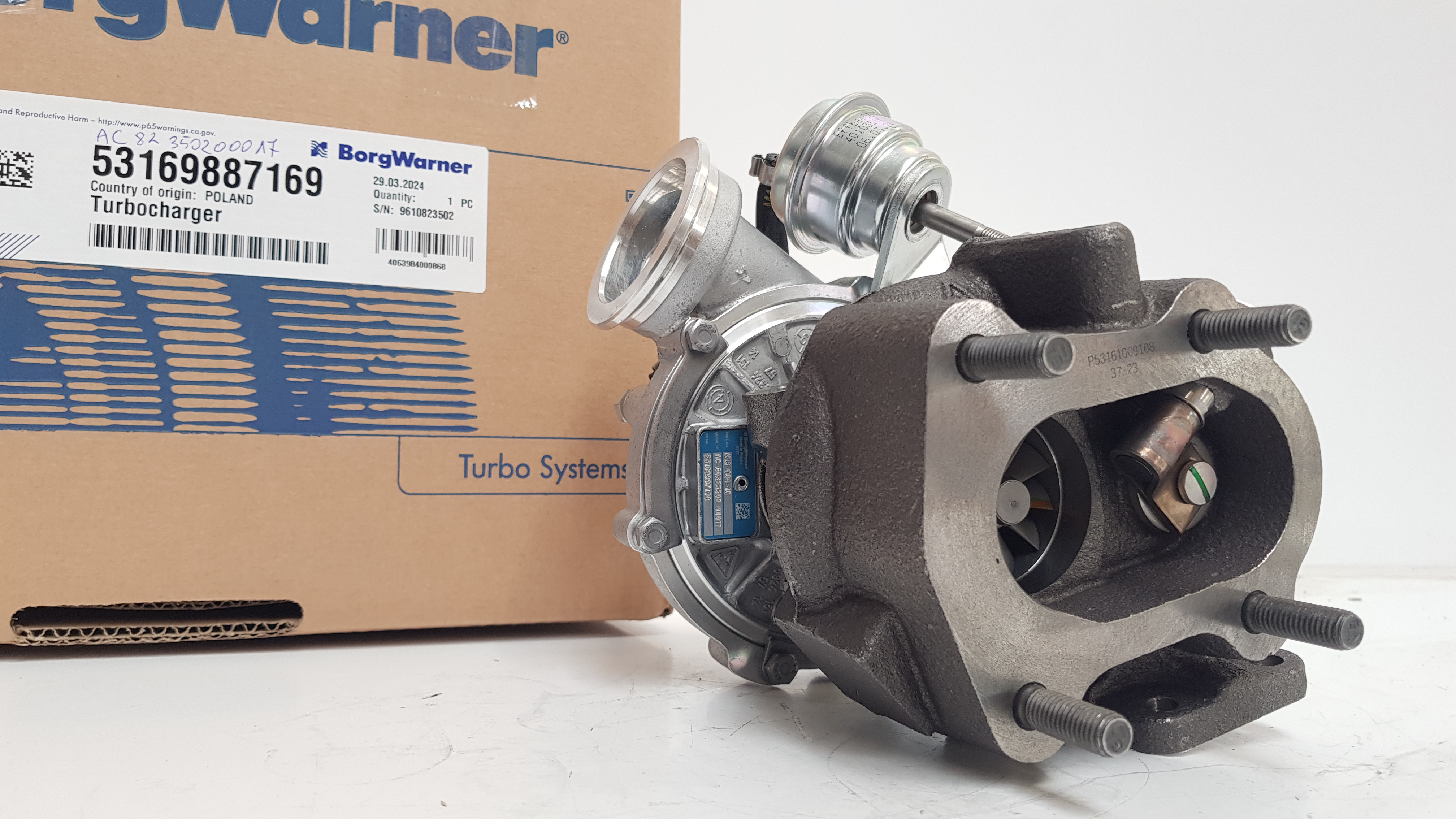 Турбокомпрессор BorgWarner KKK