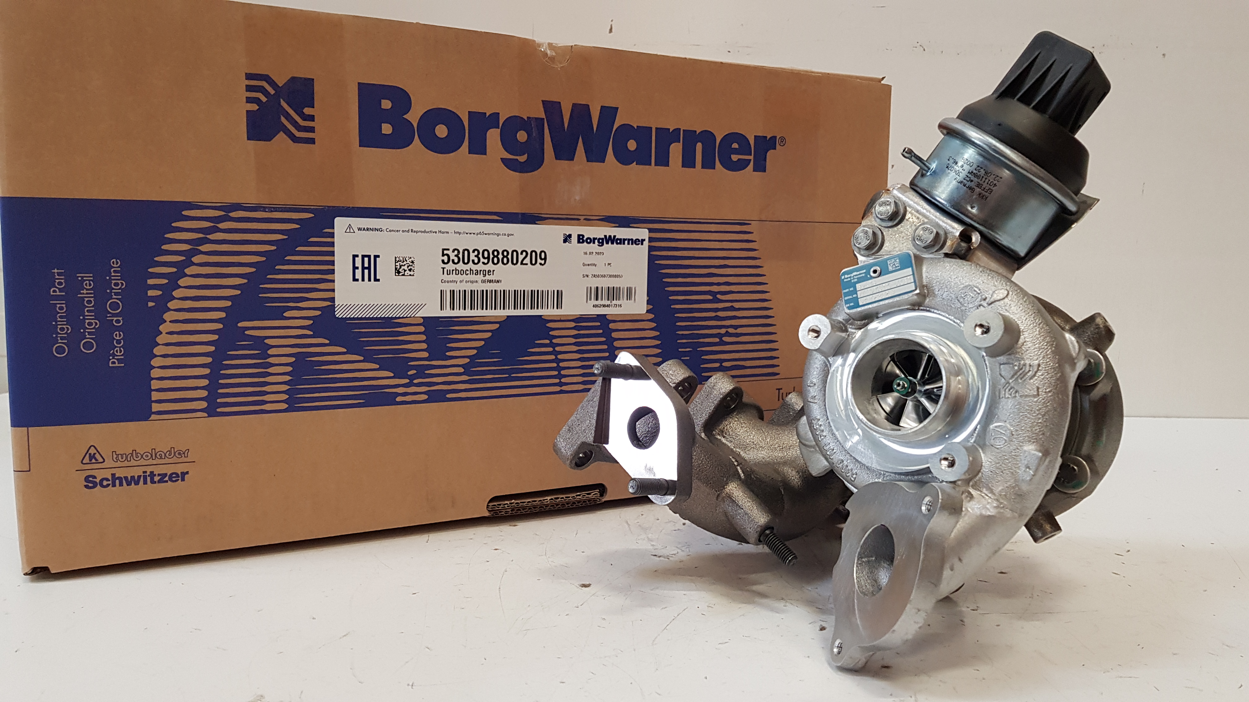 Турбокомпрессор BorgWarner KKK