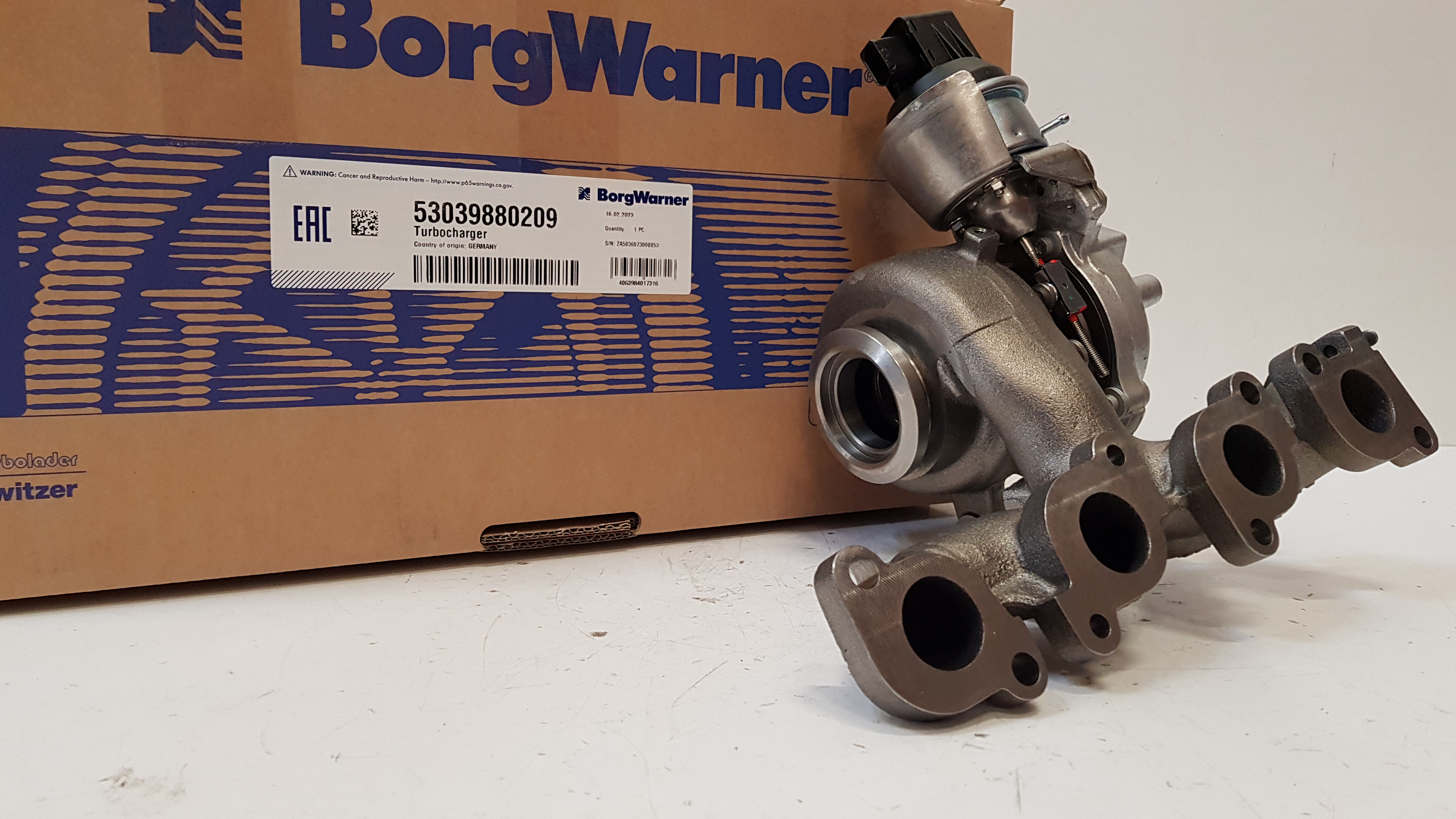 Турбокомпрессор BorgWarner KKK