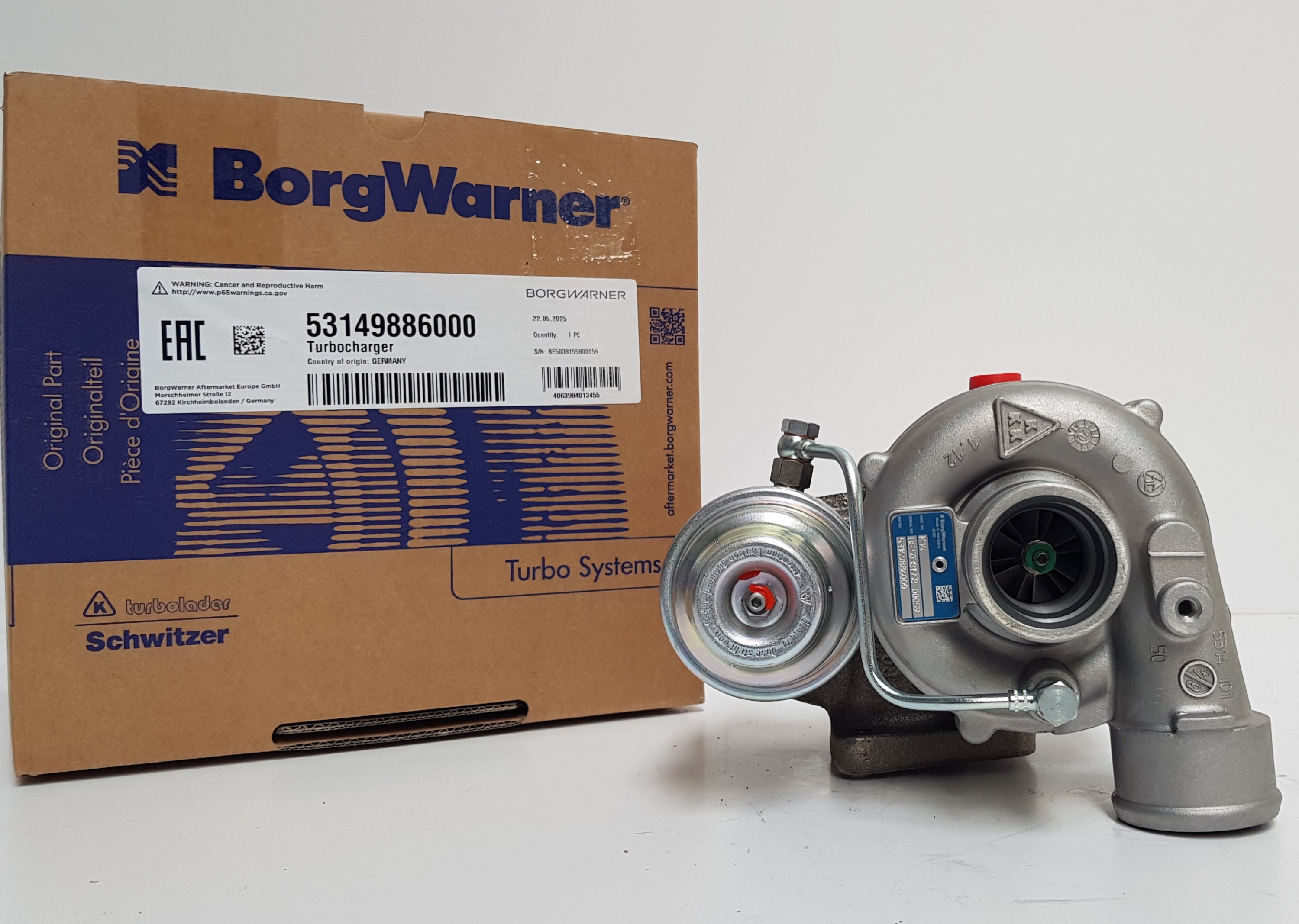 Турбокомпрессор BorgWarner KKK