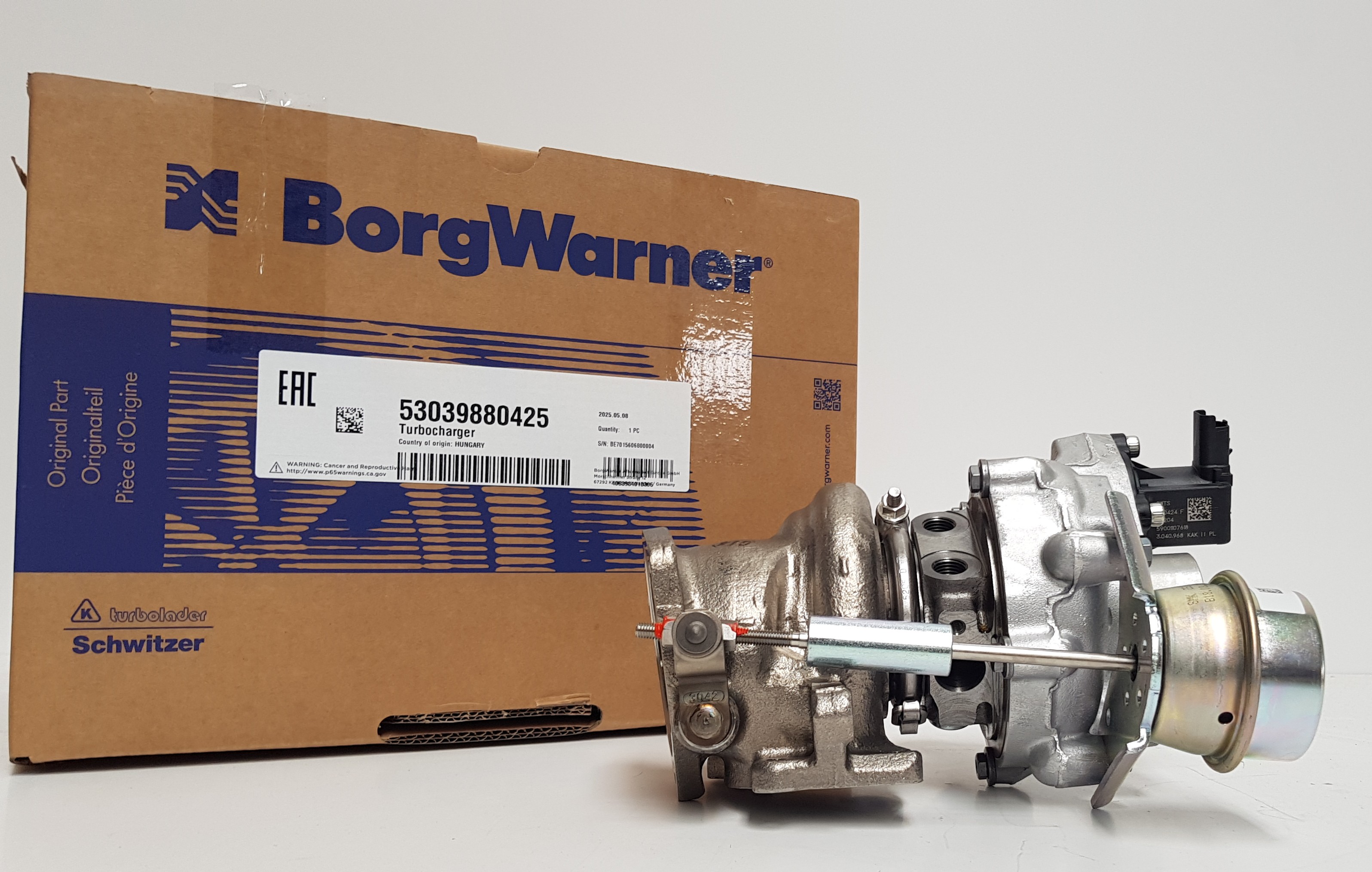 Турбокомпрессор BorgWarner KKK