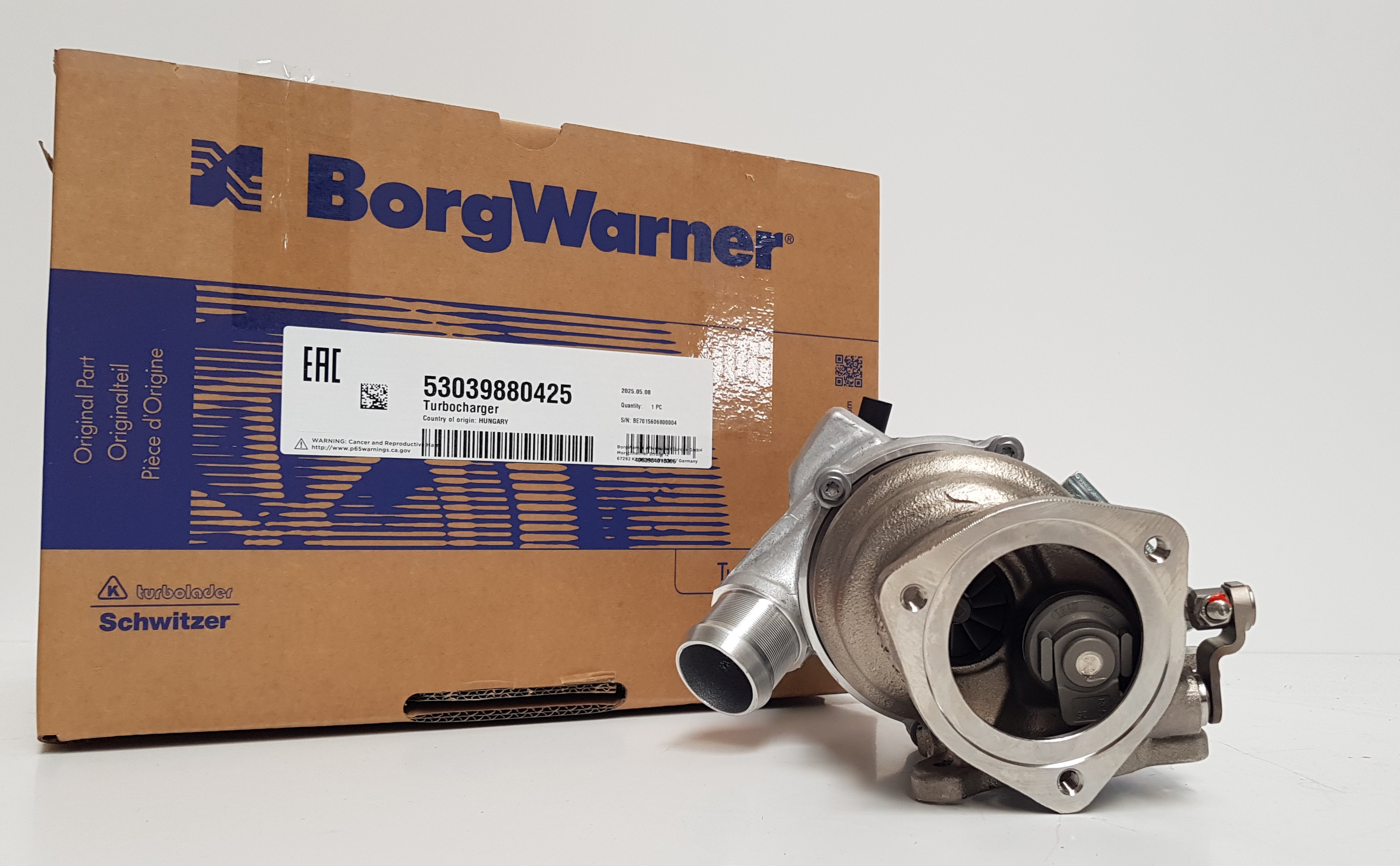 Турбокомпрессор BorgWarner KKK