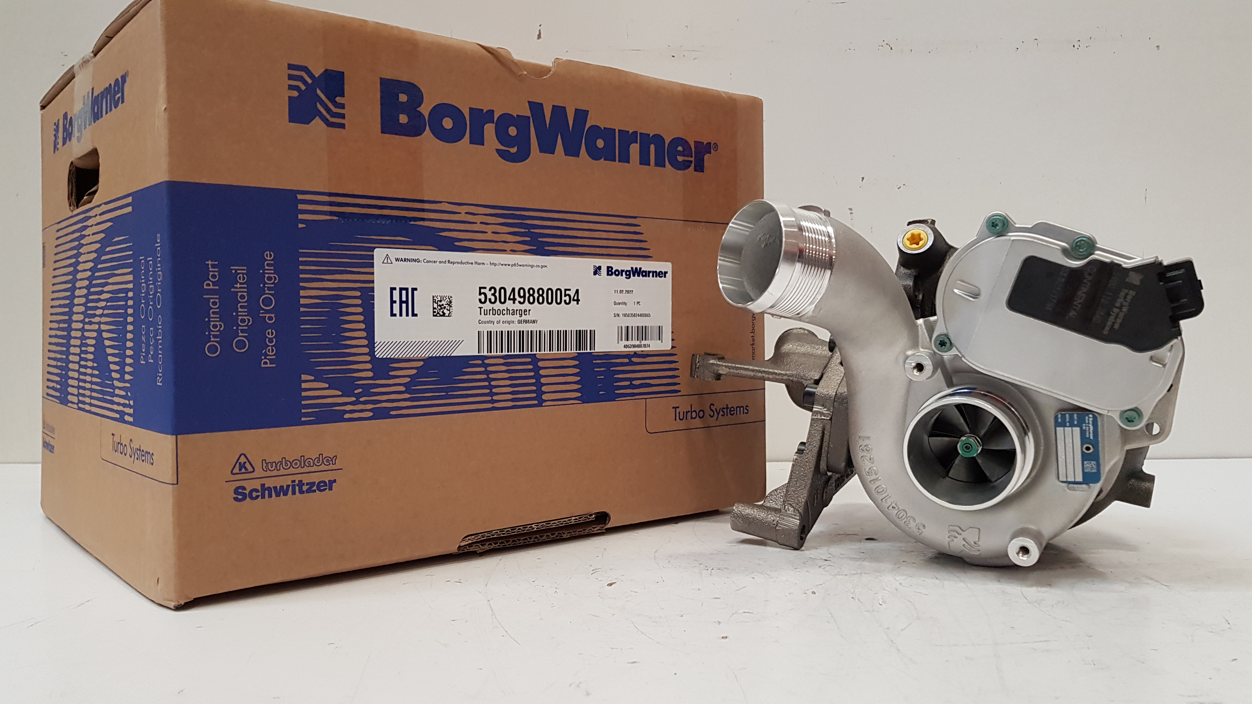 Турбокомпрессор BorgWarner KKK