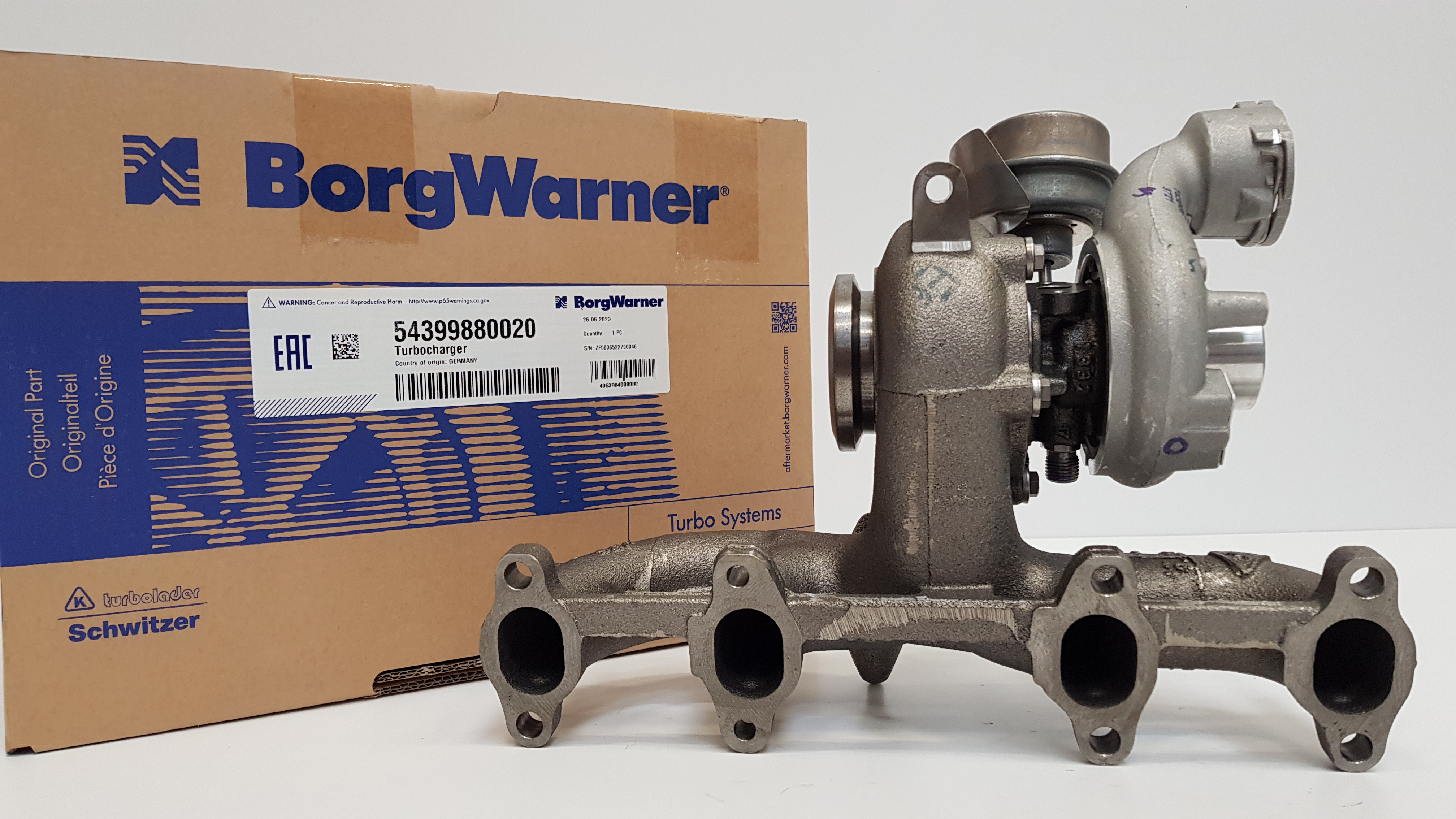 Турбокомпрессор BorgWarner KKK