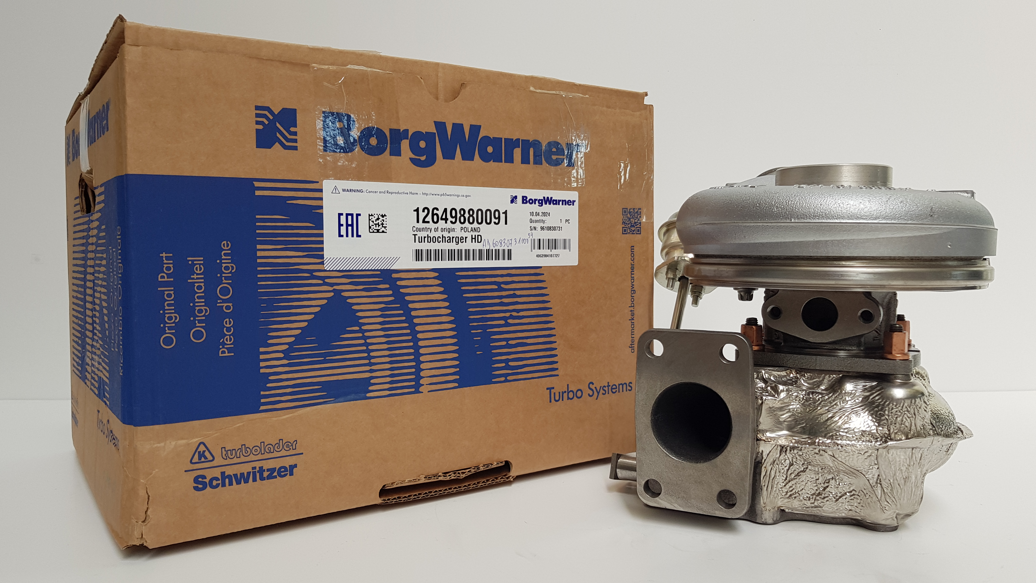 Турбокомпрессор BorgWarner KKK