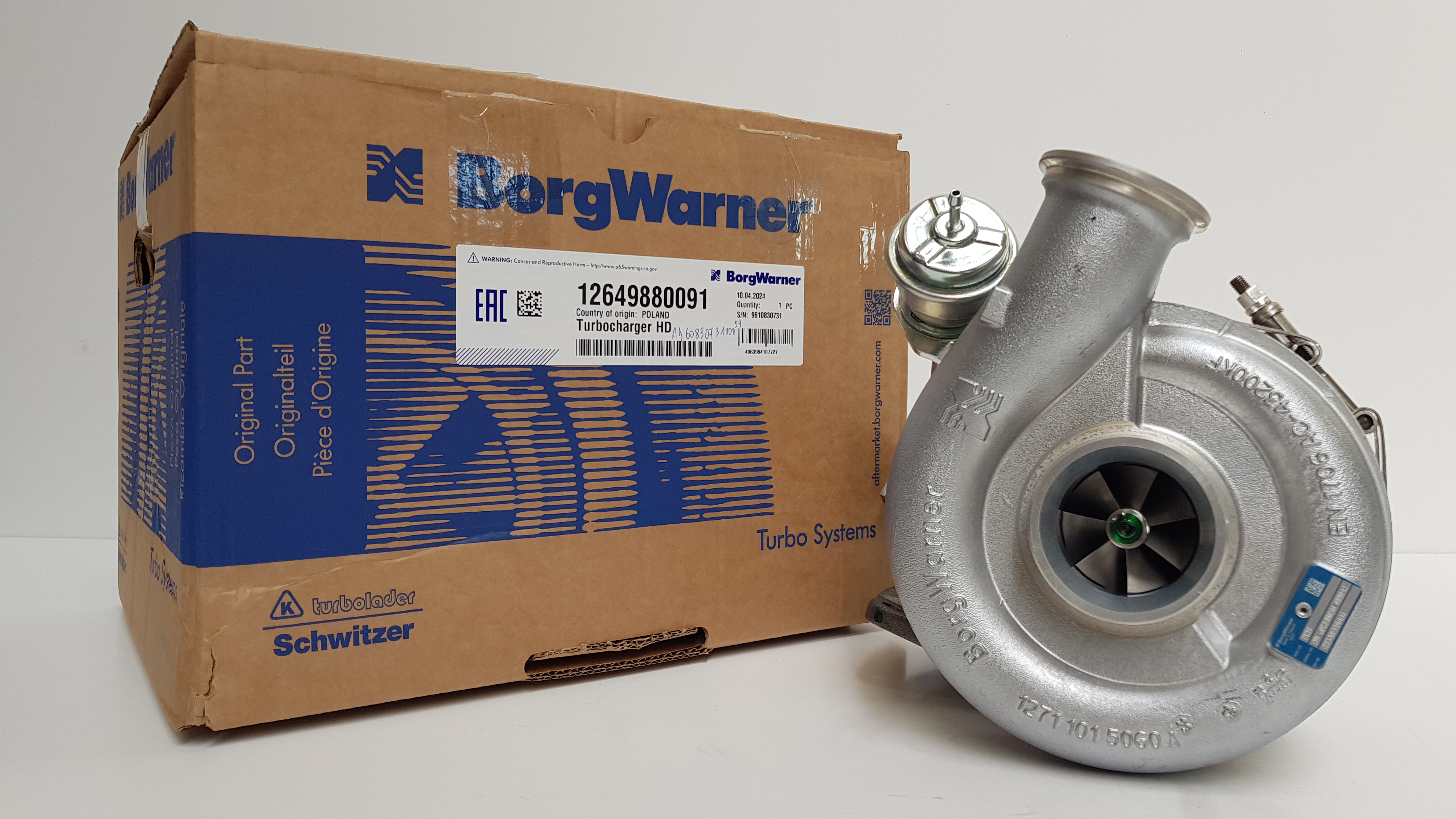 Турбокомпрессор BorgWarner KKK