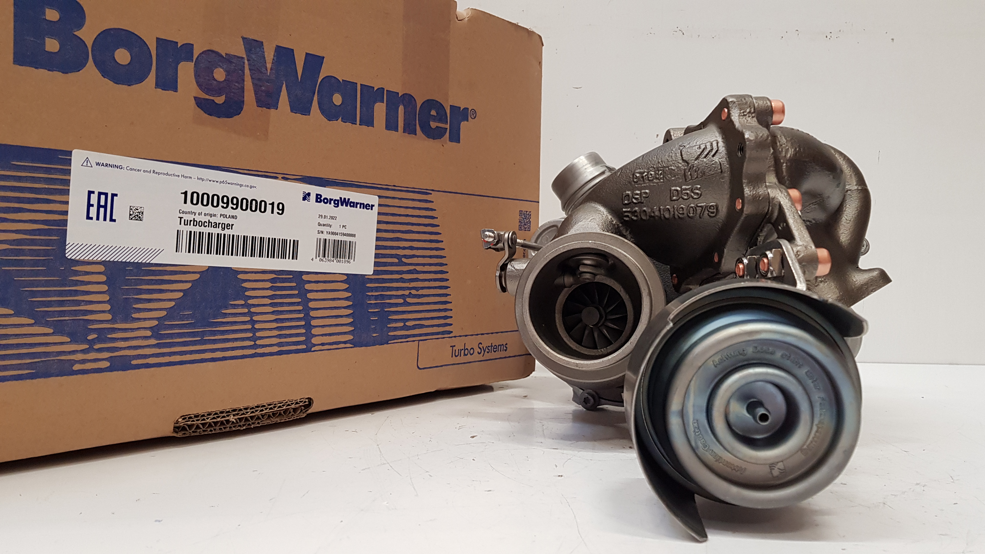 Турбокомпрессор BorgWarner KKK Оригинал Reman