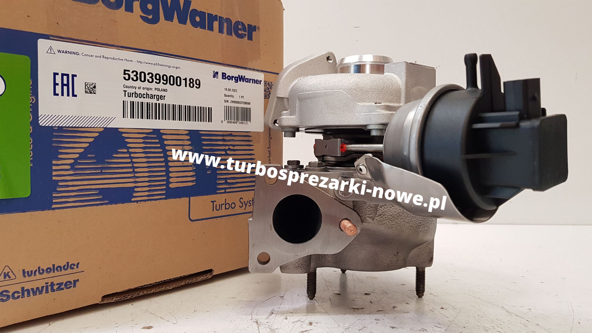 Турбокомпрессор BorgWarner KKK