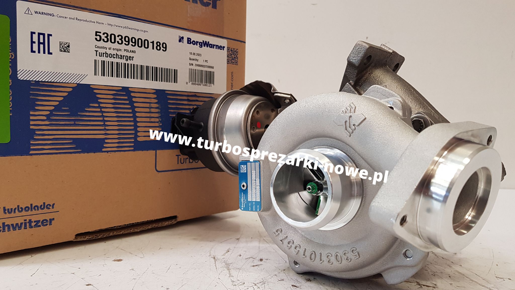 Турбокомпрессор BorgWarner KKK
