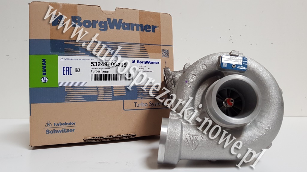Турбокомпрессор BorgWarner KKK Оригинал Reman