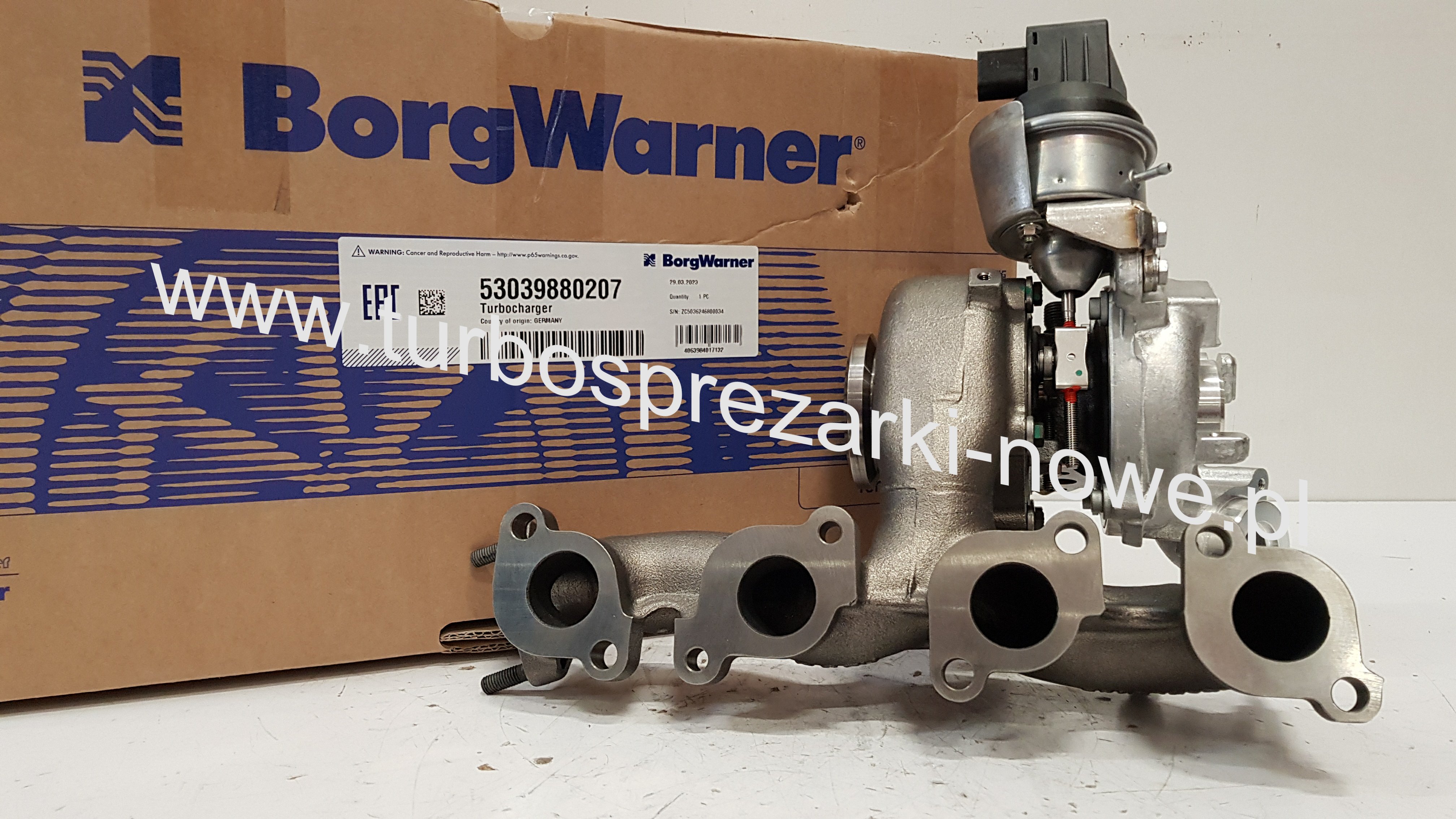 Турбокомпрессор BorgWarner KKK