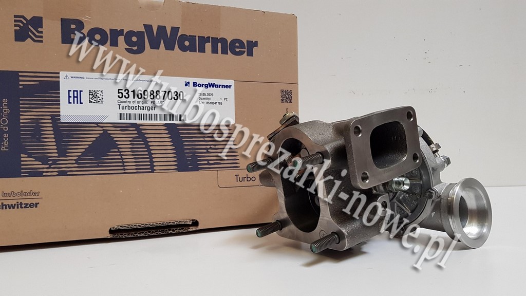 Турбокомпрессор BorgWarner KKK