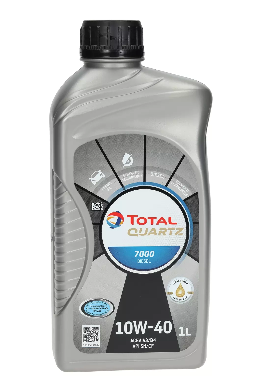 Моторное масло Total Quartz 7000 Diesel 10W-40 1L