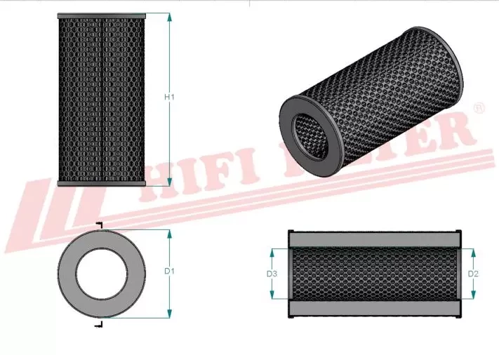 Гидравлический масляный фильтр HIFI FILTER SH 60216