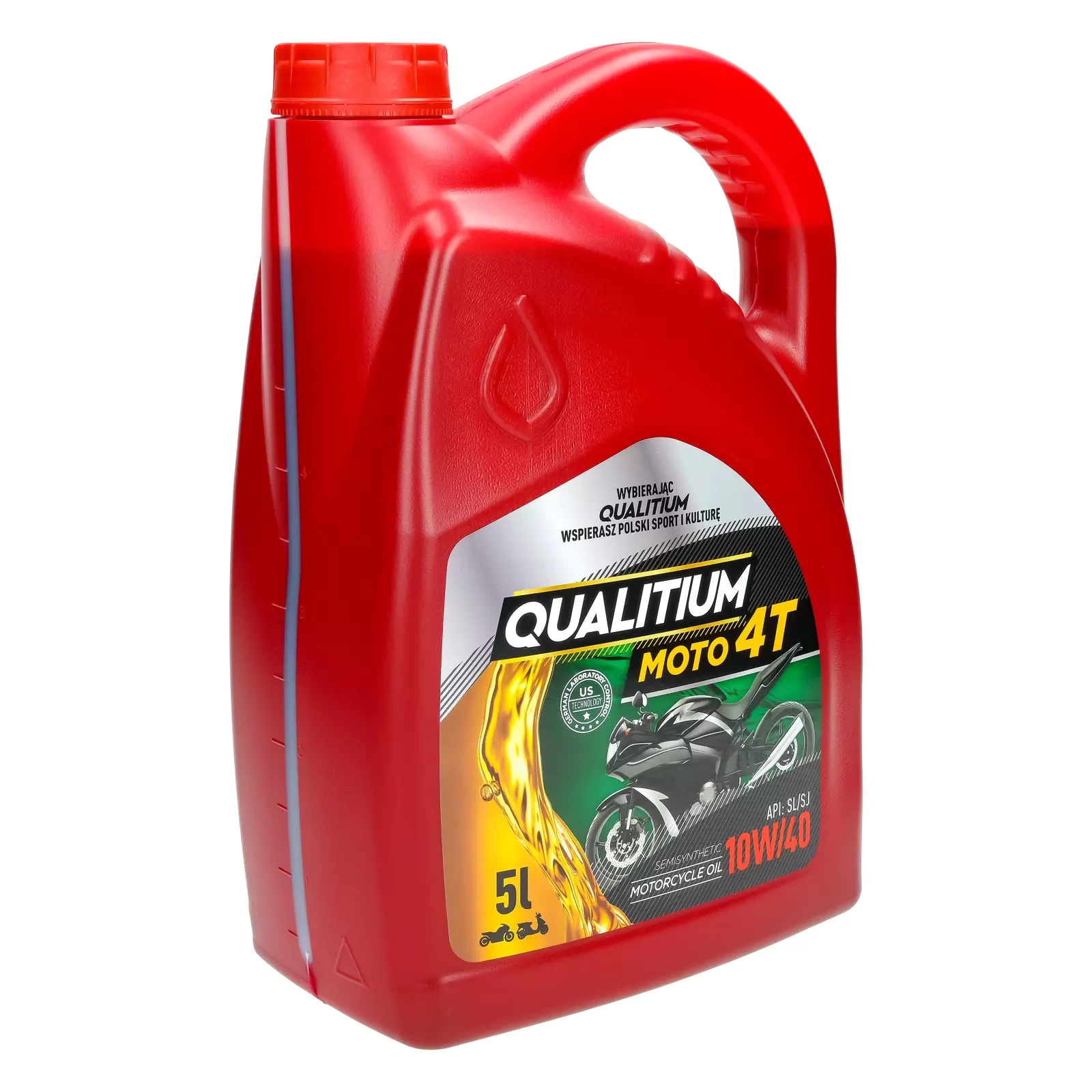 Моторное масло Qualitium Moto 4T 10W-40 5L