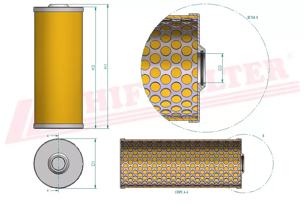 Топливный фильтр HIFI FILTER SN 21581
