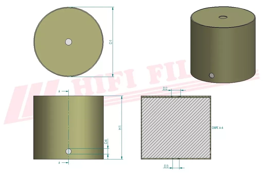 Гидравлический масляный фильтр HIFI FILTER SH 60125