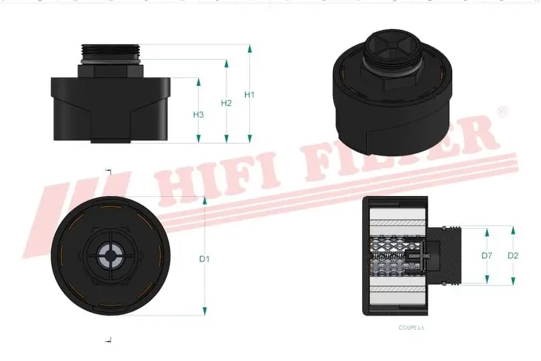 Фильтр для вентиляции HIFI FILTER FS 185