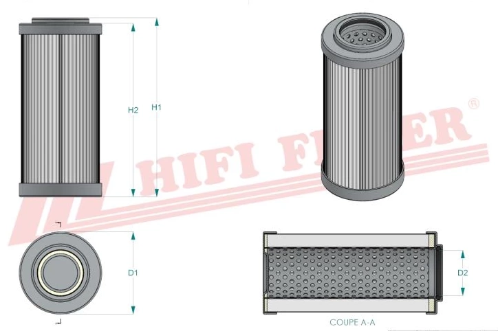 Гидравлический масляный фильтр HIFI FILTER SH 57156