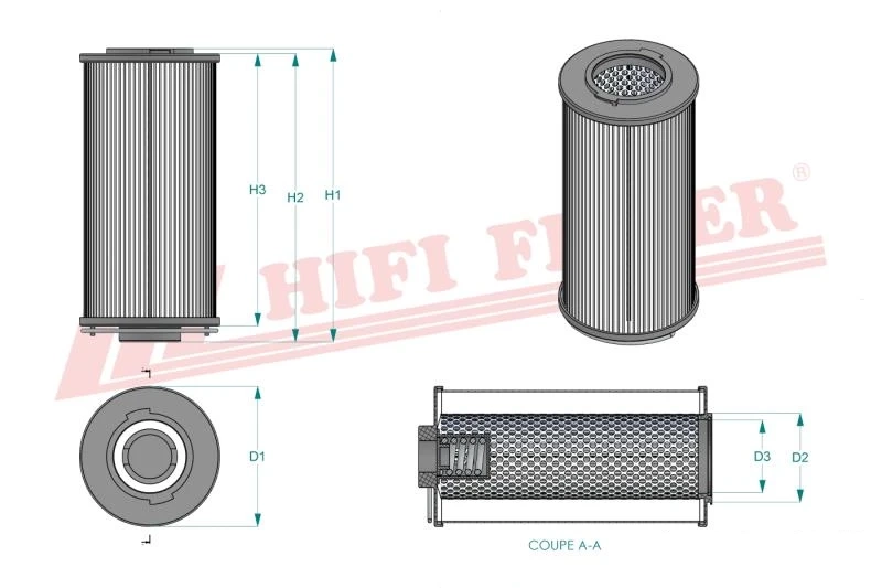 Гидравлический масляный фильтр HIFI FILTER SH 74030