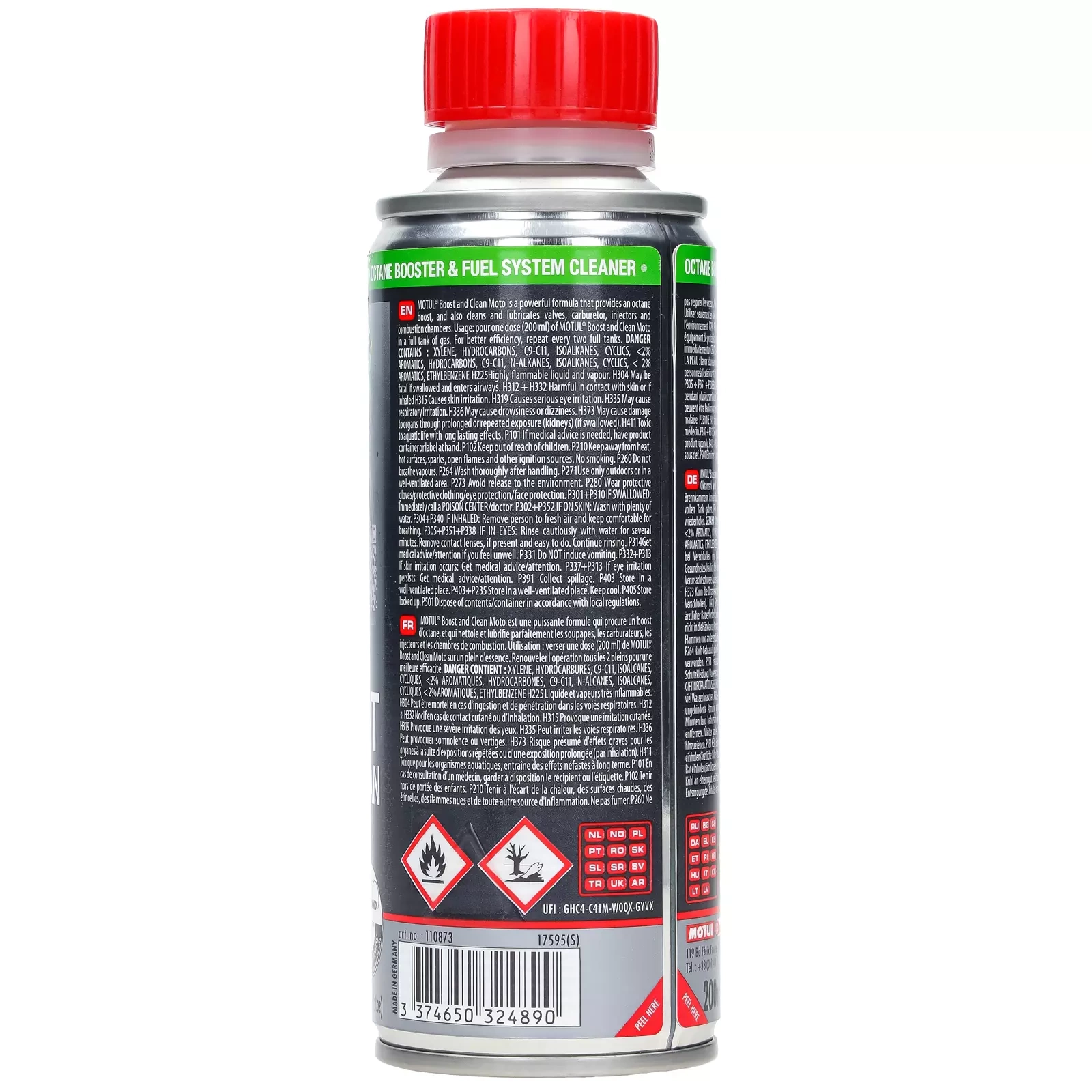 Топливная добавка Motul Boost And Clean Moto 200ml