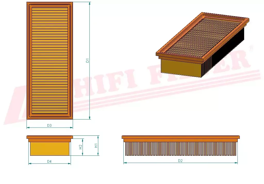 Салонный фильтр HIFI FILTER SC 90077