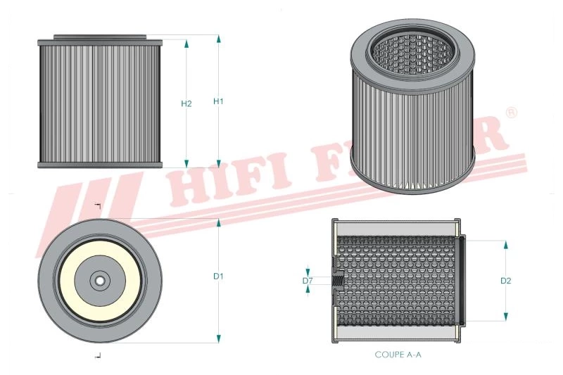 Гидравлический масляный фильтр HIFI FILTER SH 60081