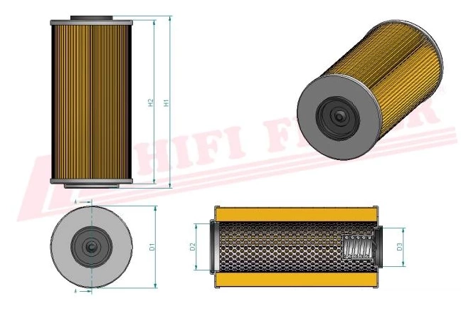 Гидравлический масляный фильтр HIFI FILTER SH 93118