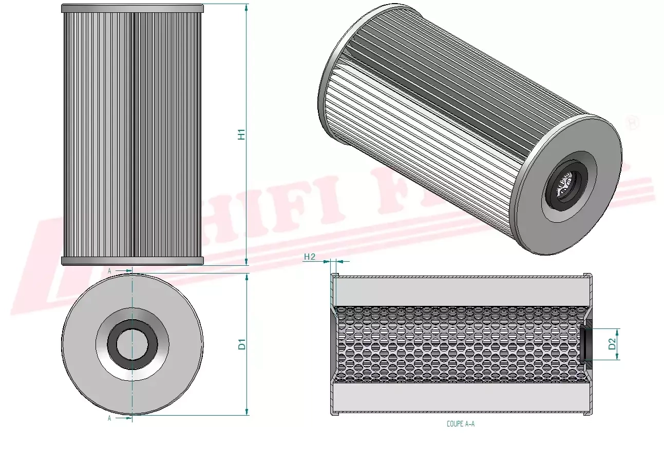 Топливный фильтр HIFI FILTER SN 25127