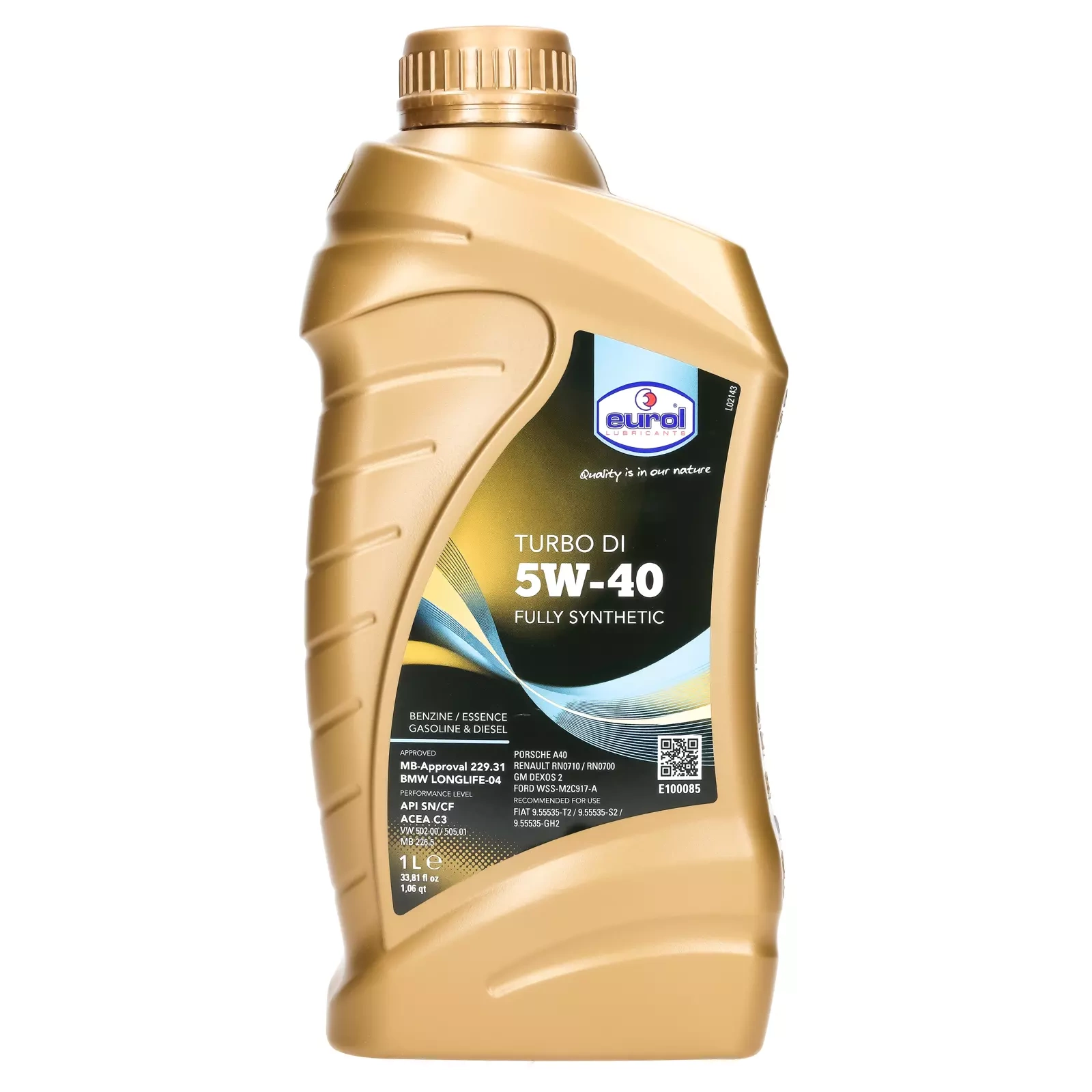 Моторное масло Eurol Turbo DI 5W-40 1л
