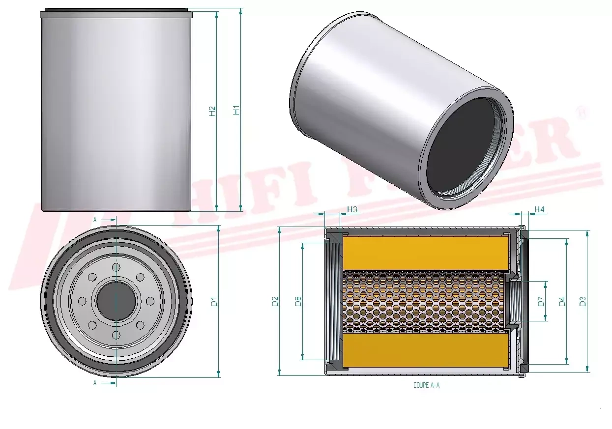 Топливный фильтр HIFI FILTER SN 909110