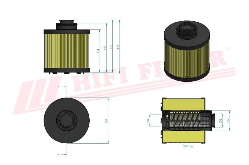 Топливный фильтр HIFI FILTER SN 39925