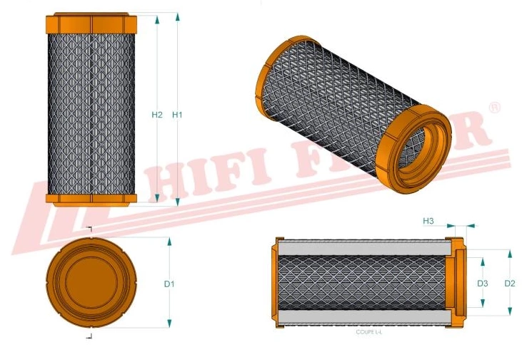 Воздушный фильтр HIFI FILTER SA 16615